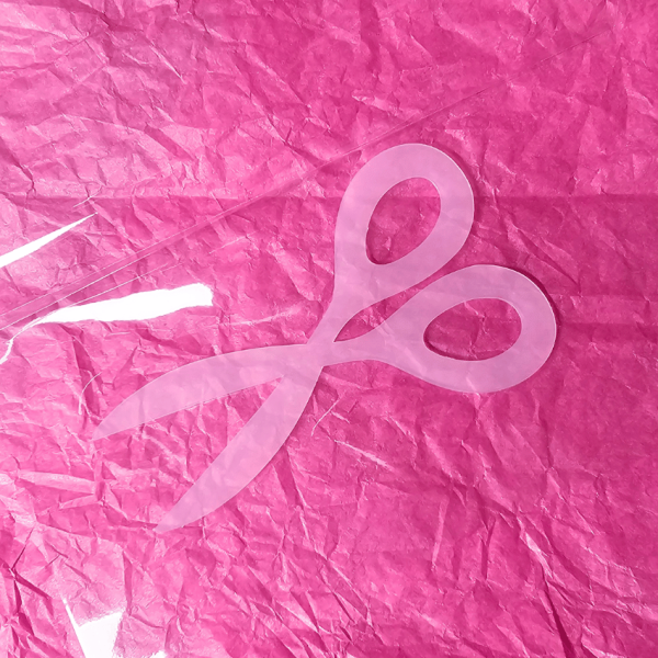 Schere - Silikoneinlage / Silikonstempel